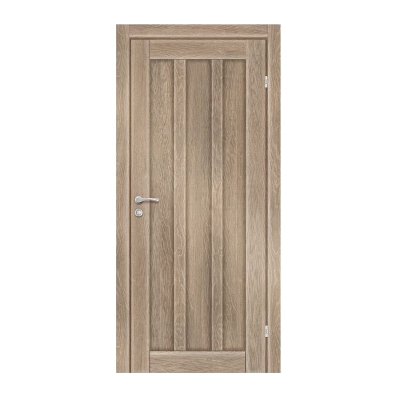 Полотно дверное Olovi Колорадо, глухое 600х2000 мм, дуб шале, б/п, б/ф ()