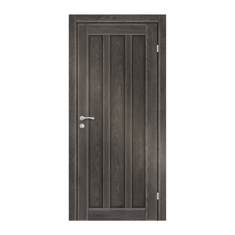Полотно дверное Olovi Колорадо, глухое, дуб графит, б/п, б/ф (600х2000 мм)