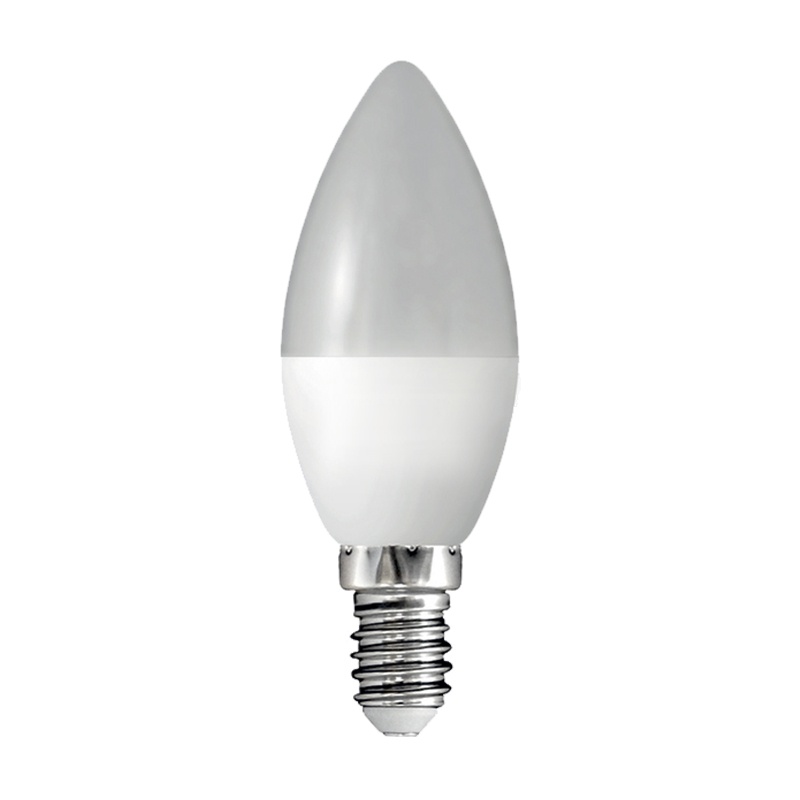 Лампа светодиодная LED E14, свеча, 10Вт, 4000К, нейтральный свет