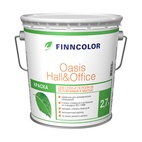 Краска для стен и потолков Finncolor Oasis Hall&Office 4 основа А (2,7 л)